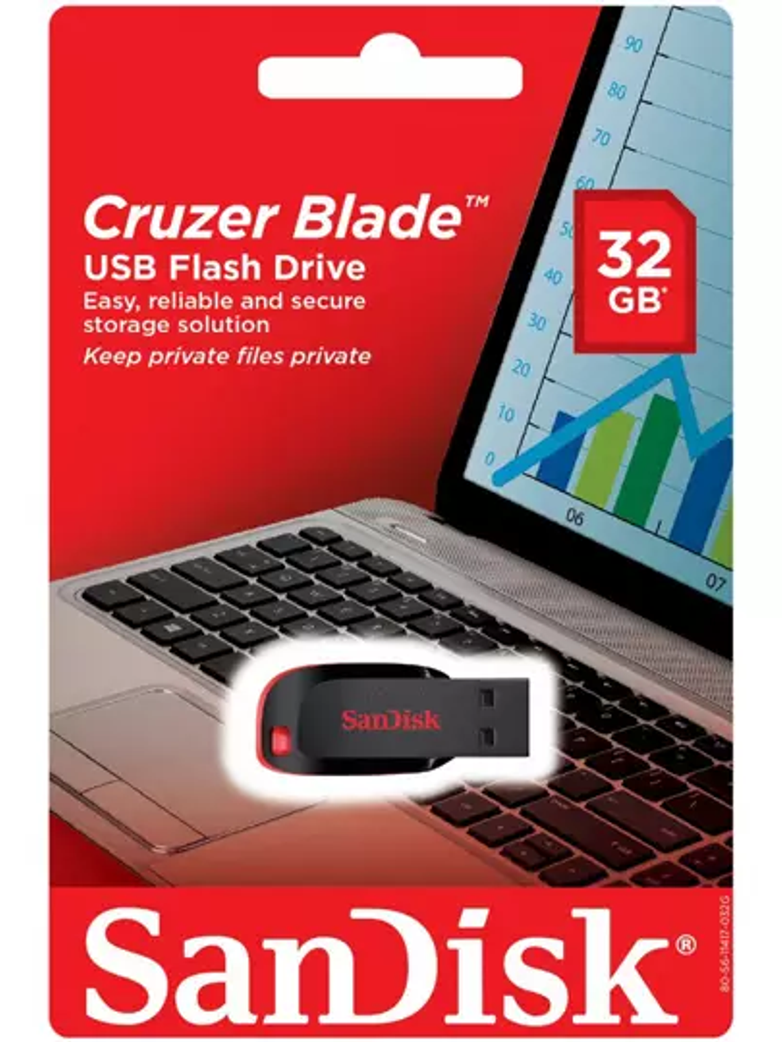 Memoria Flash SanDisk Cruzer Blade 32GB. 1