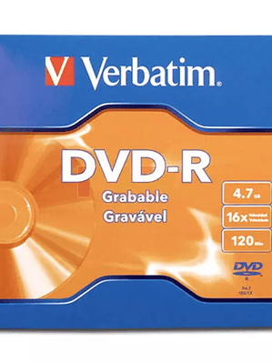 Disco Verbatim DVD-R 16x 4.7GB sobre ind