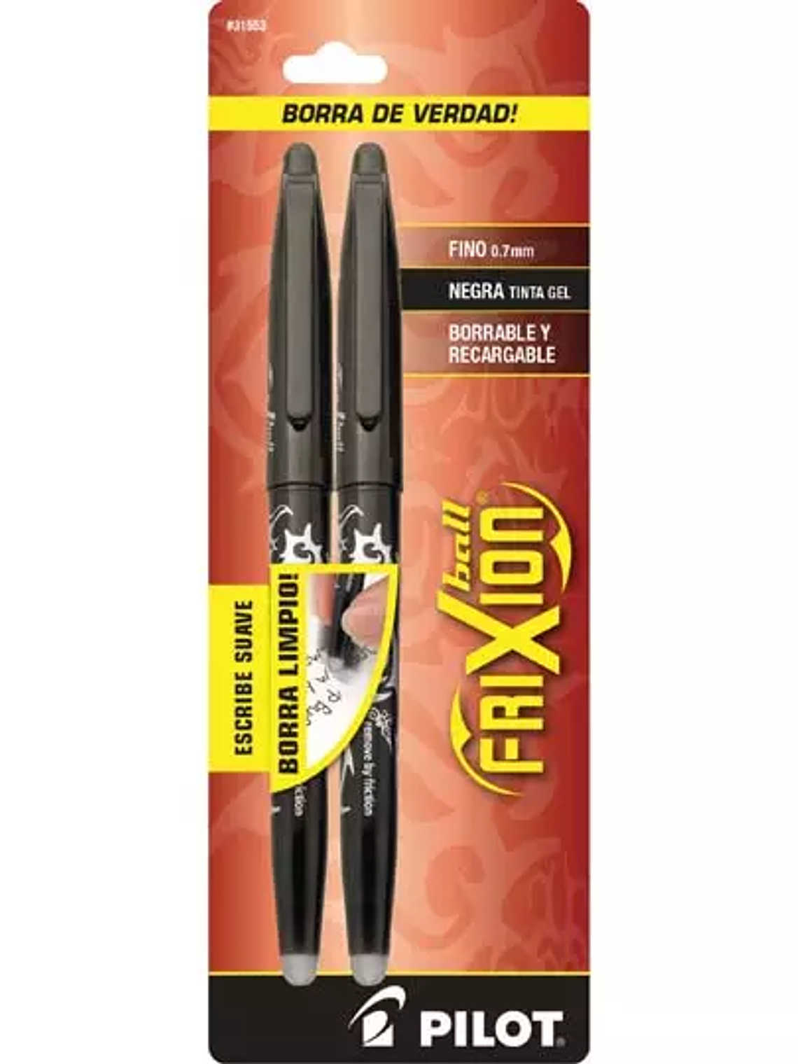 Bolígrafo fino Frixion Ball Pilot tinta 1