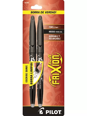 Bolígrafo fino Frixion Ball Pilot tinta