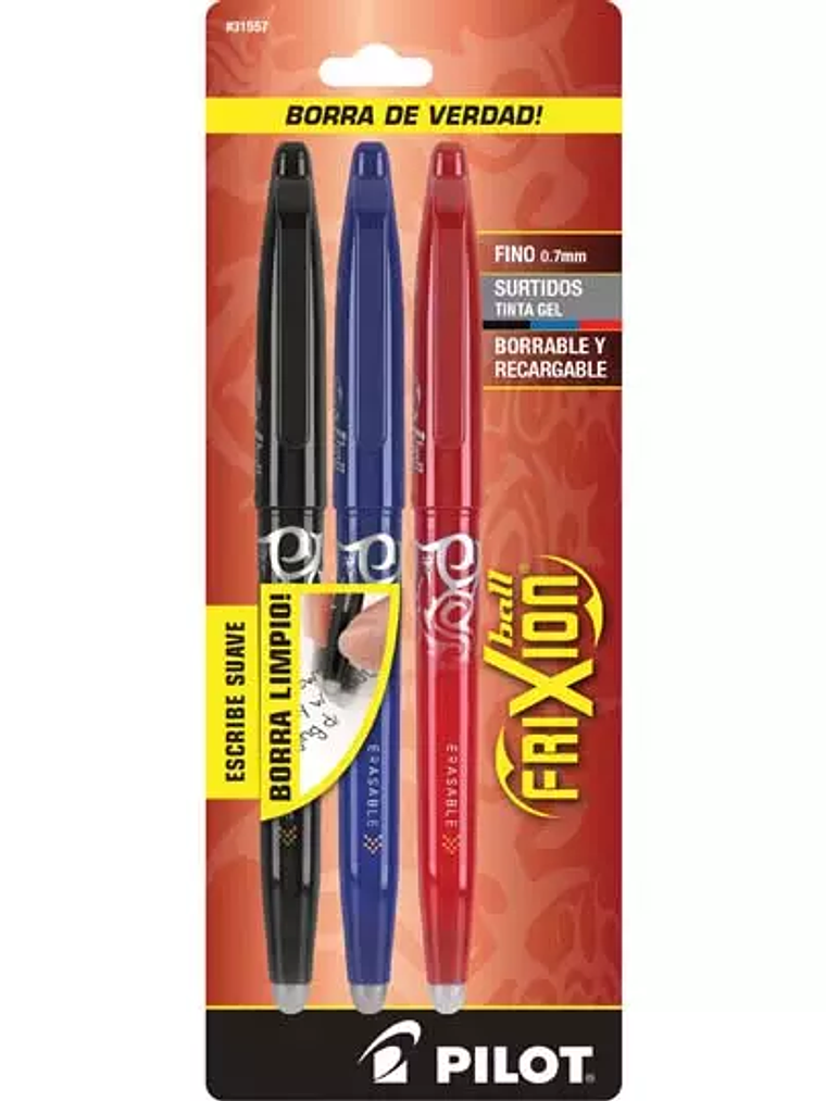 Bolígrafo fino Frixion Ball Pilot tinta 1