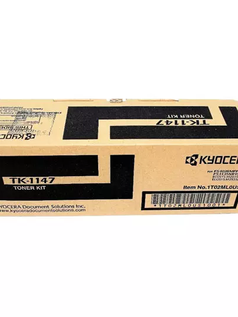 Toner Kyocera TK-1147 negro 1