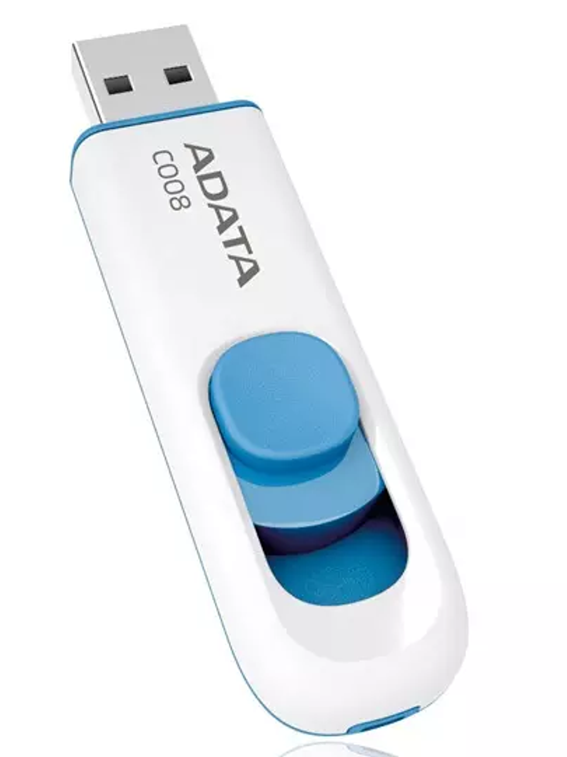 Memoria Adata USB 16GB Color Blanco + Az 1