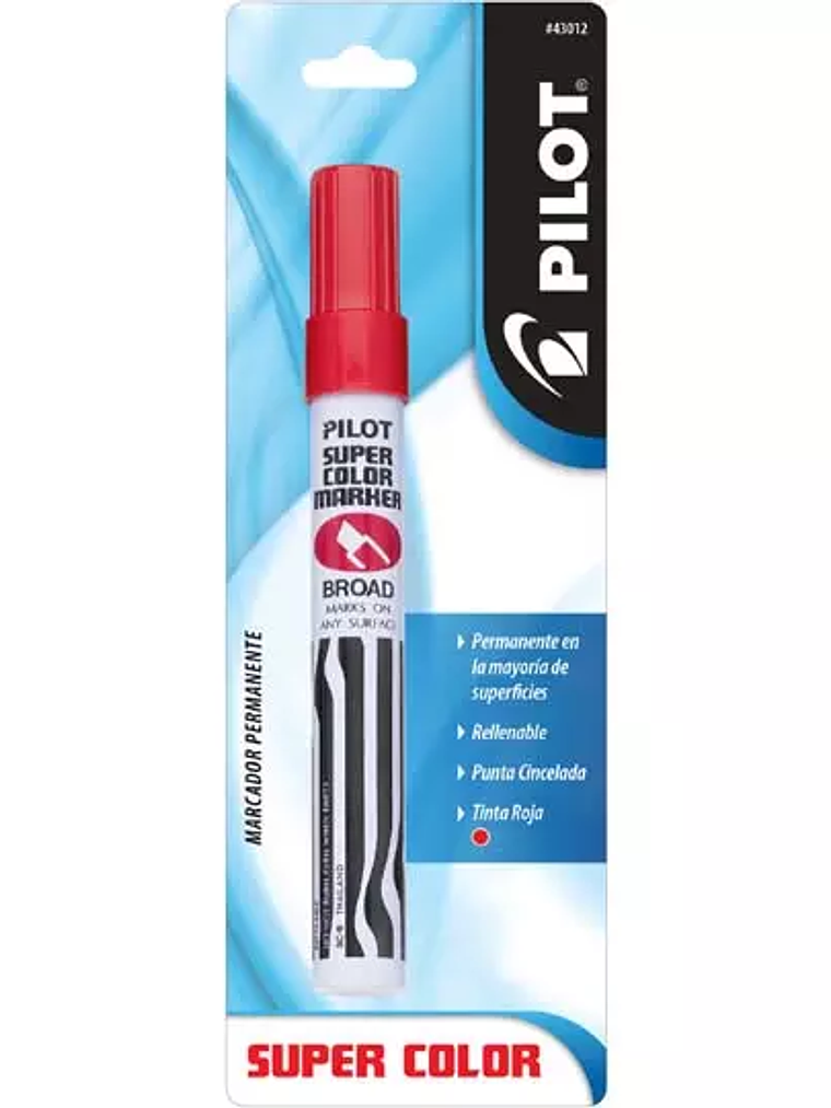 Marcador permanente SCB Pilot punta cinc 1