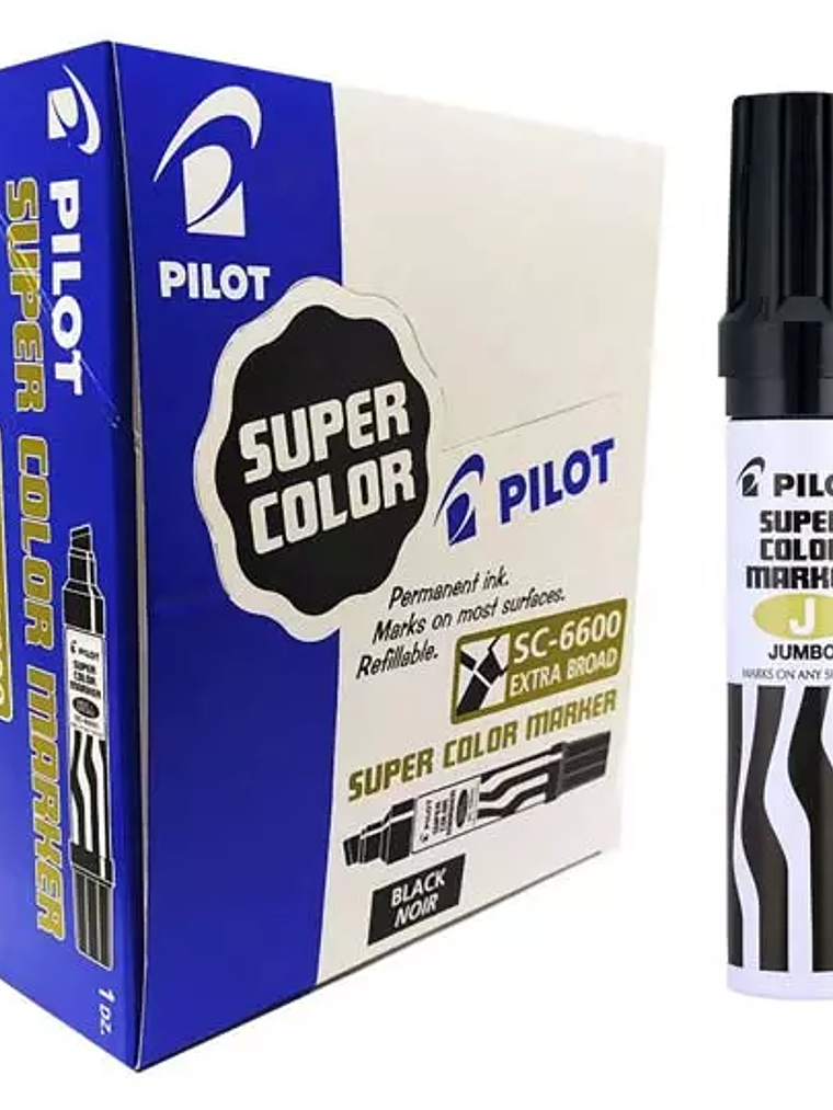 Marcador permanente Jumbo Pilot punta ci 1