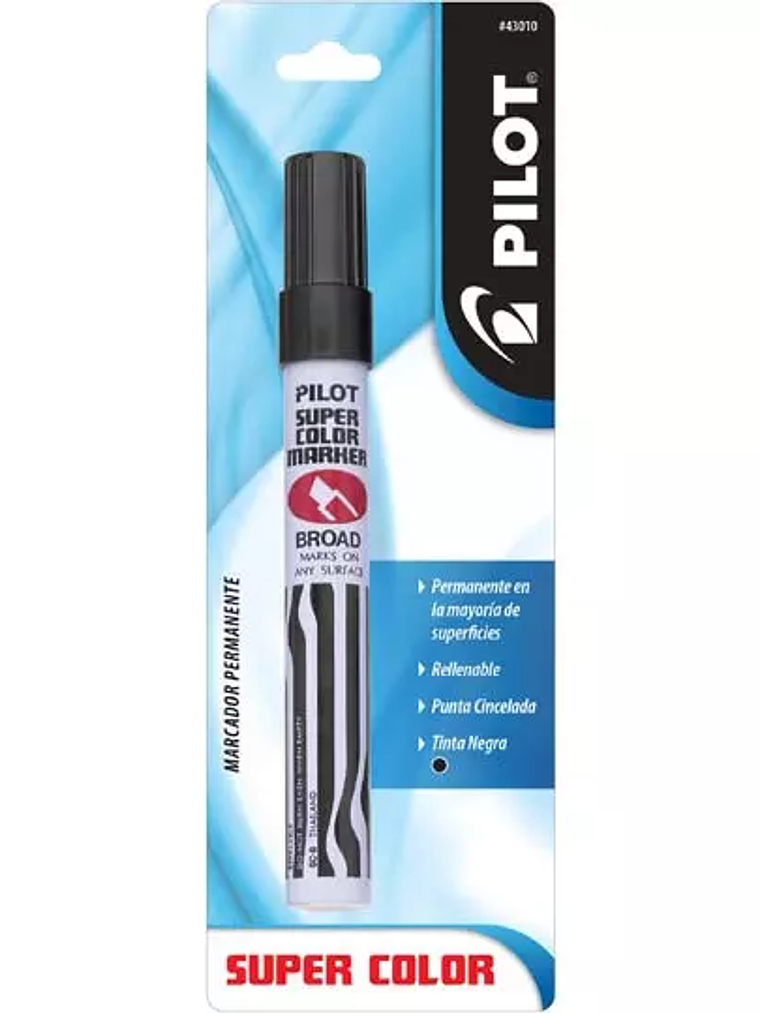 Marcador permanente SCB Pilot punta cinc 1