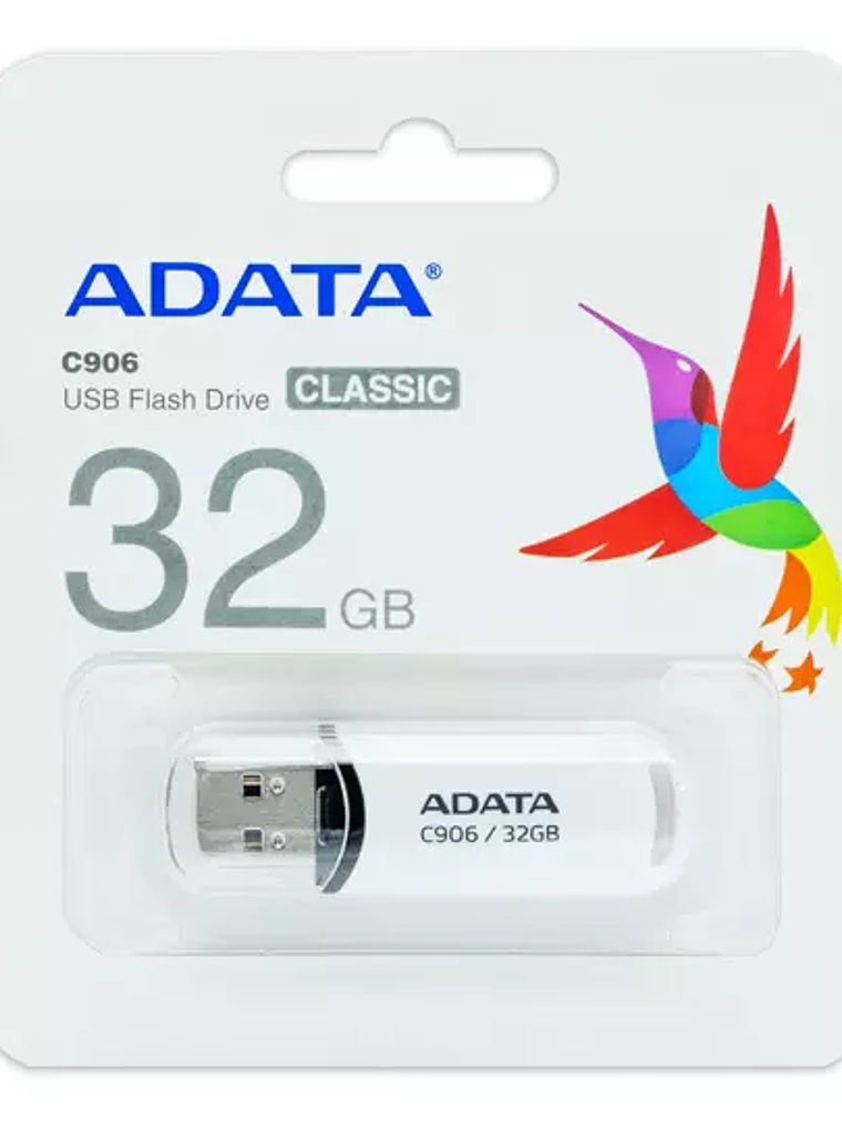 Memoria USB 2.0 C906 32 GB Blanca 1