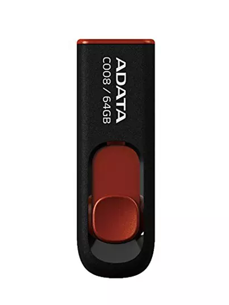 Memoria USB Adata C008, 64GB, USB 2.0, N 1