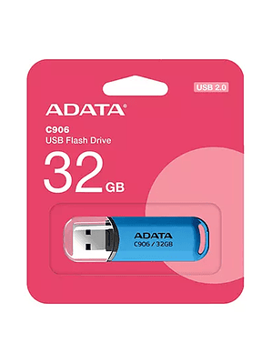 Memoria USB Adata C906, 32GB, USB 2.0, A