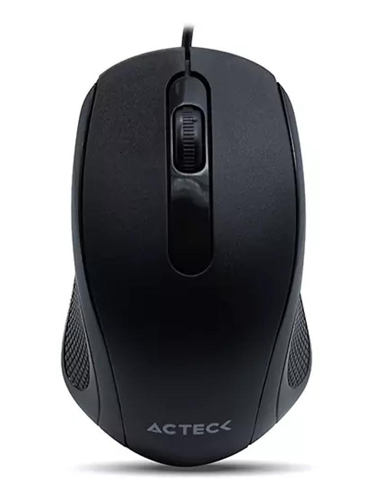 Mouse Acteck alámbrico negro 1