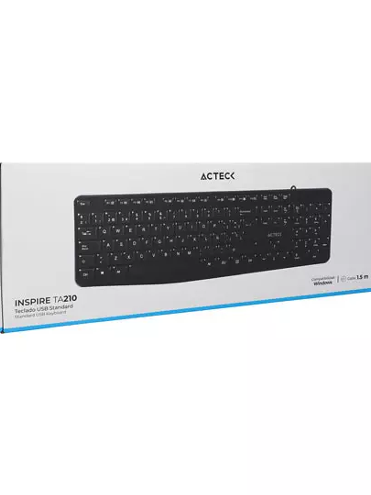 Teclado Acteck alámbrico 1