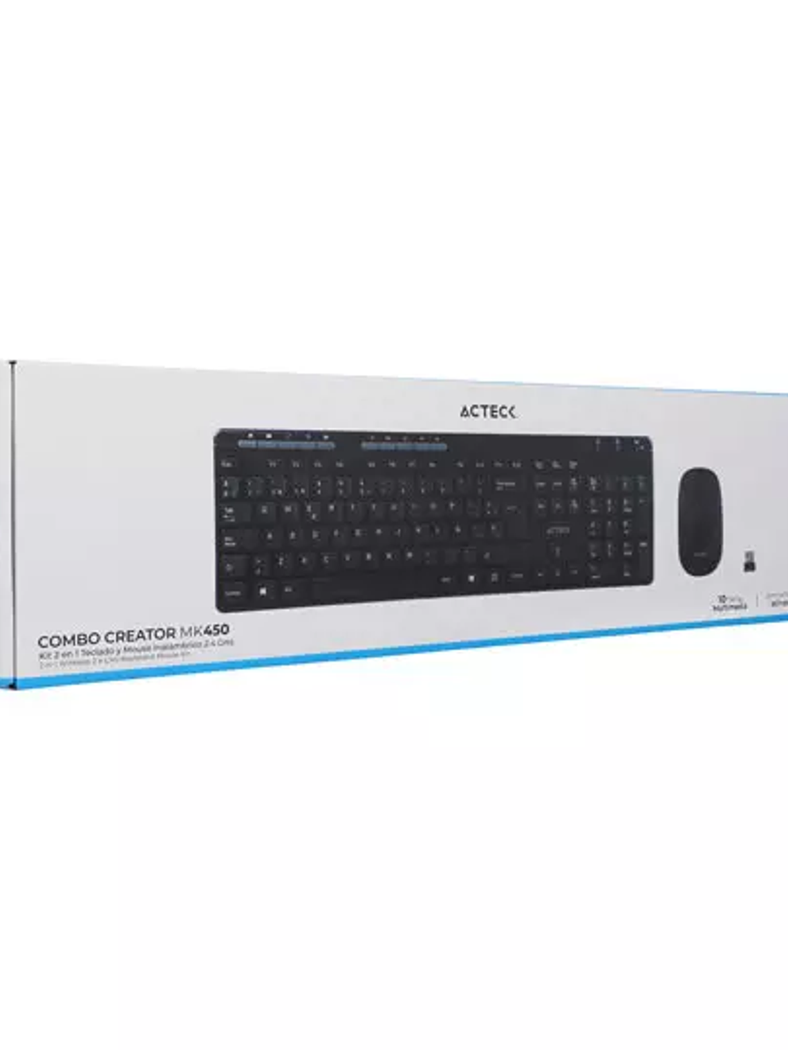 Kit teclado y mouse Acteck negro 1