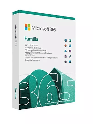Licencia Física Microsoft 365 Family.