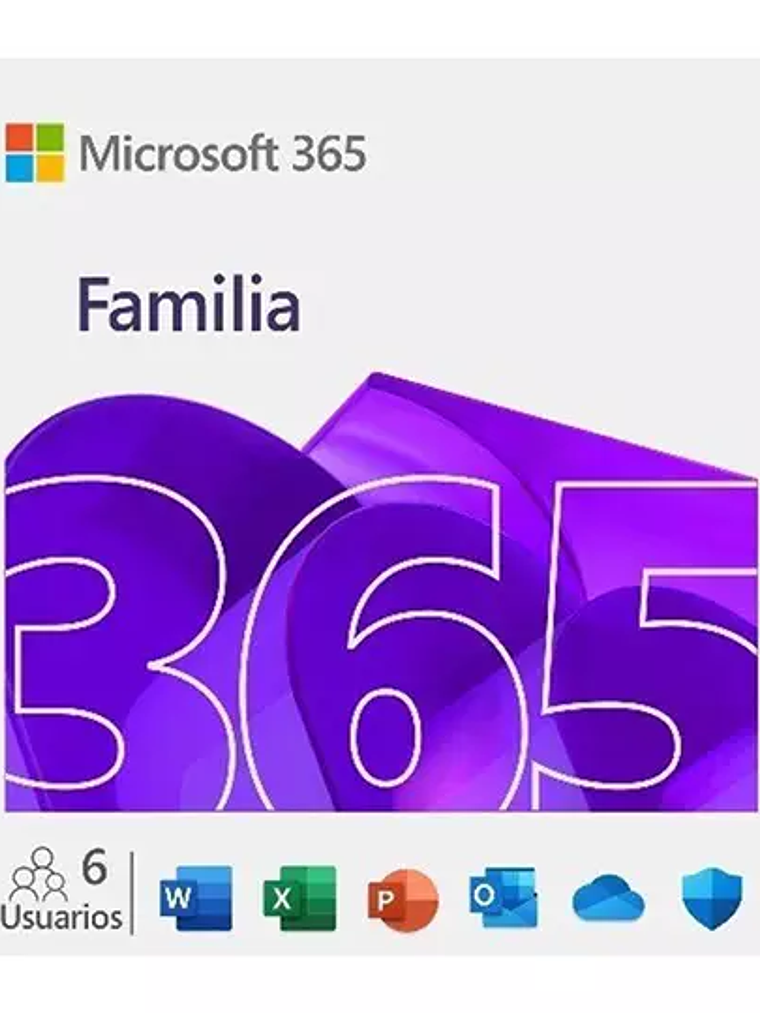 Licencia Virtual ESD Microsoft 365 Famil 1
