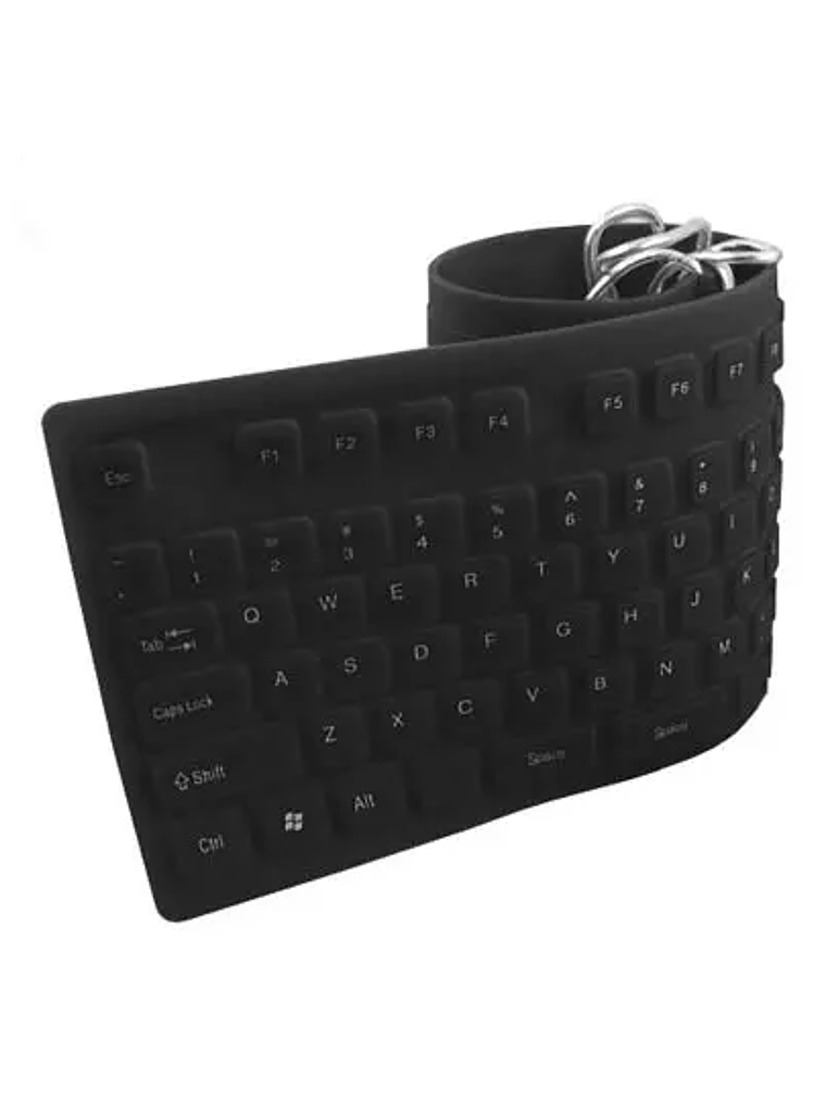 Teclado flexible USB Brobotix negro. 1