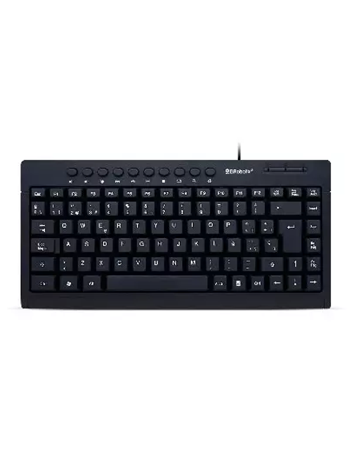 TECLADO USB MINI NEGRO MULTIMEDIA 1