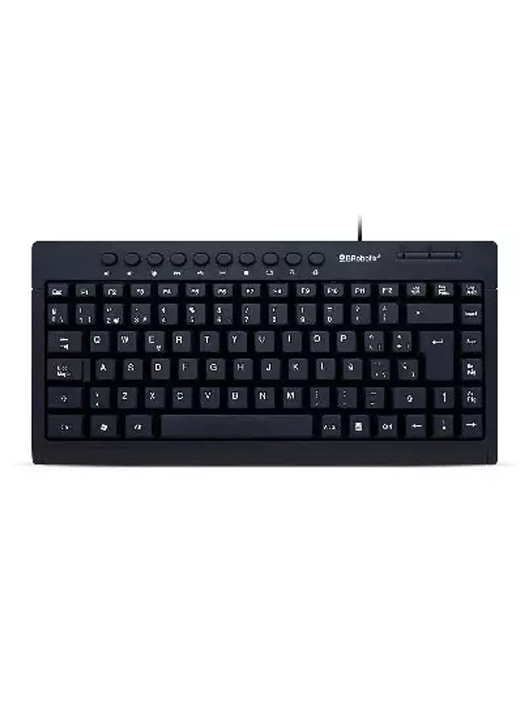 TECLADO USB MINI NEGRO MULTIMEDIA 1