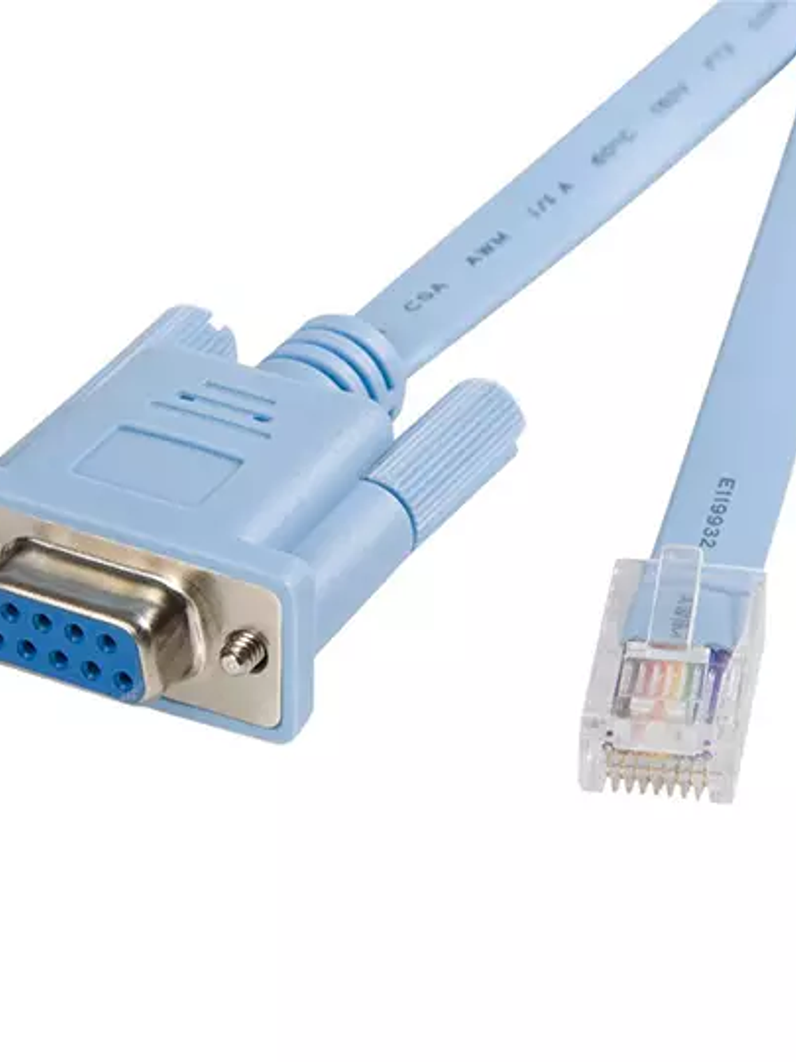 CABLE RJ45 A SERIAL DB9 1.8M M-H STARTEC 1