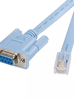 CABLE RJ45 A SERIAL DB9 1.8M M-H STARTEC