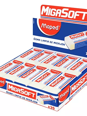 Goma migasoft  Maped caja con 20 piezas