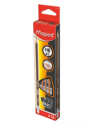 Lápiz de grafito black peps Maped con  1