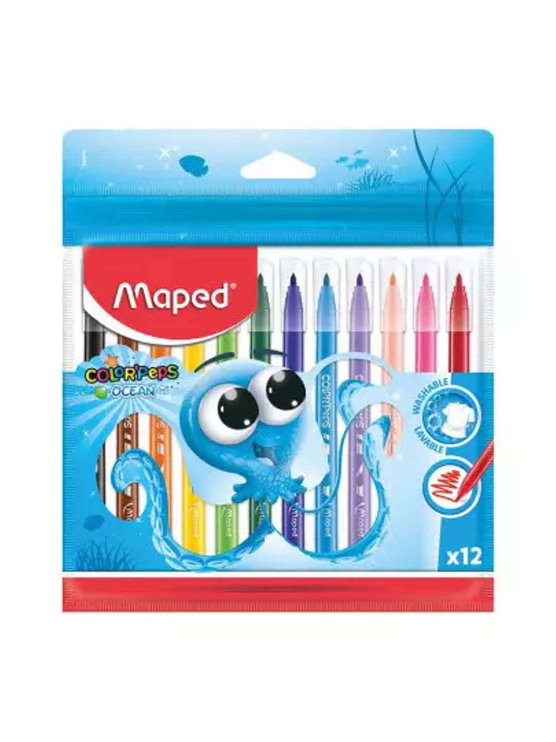 Plumones de colores Maped con 12 piezas 1