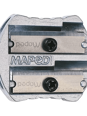Sacapuntas metal Maped 2 orificios  metá
