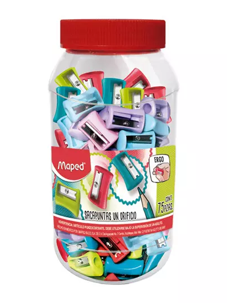 Sacapuntas vivo Maped 1 orificio 75 piez 1