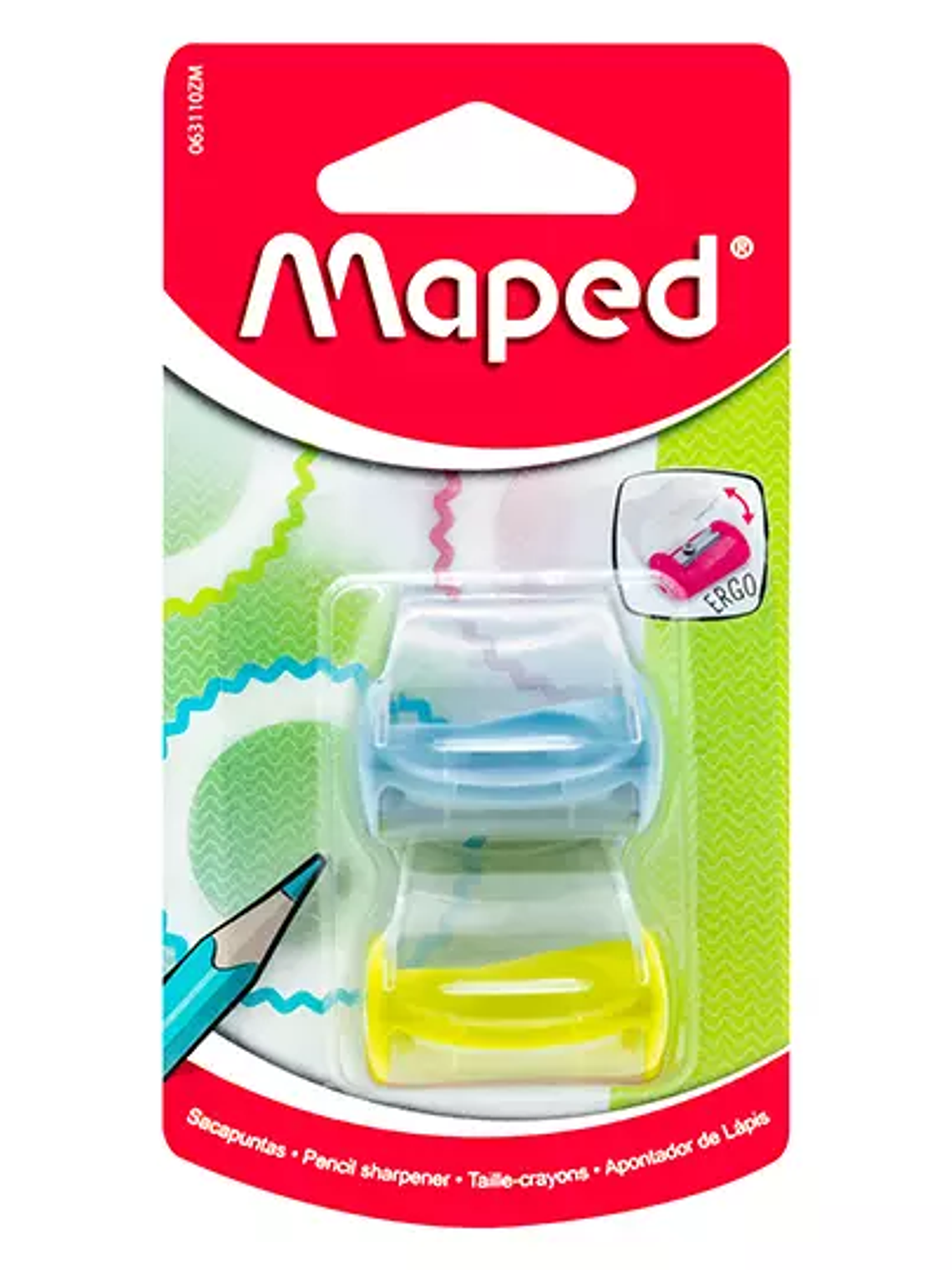 Sacapuntas vivo Maped 1 orificio 2 pieza 1