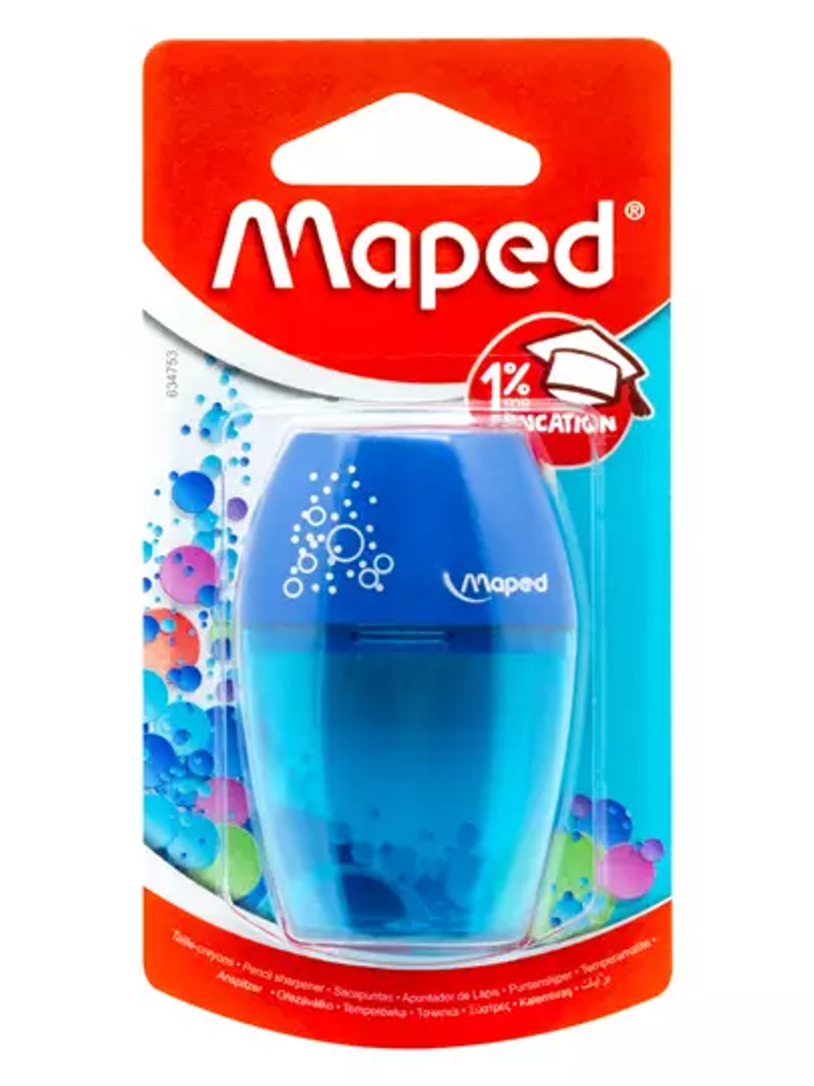 Sacapuntas shaker Maped 1 orificio color 1