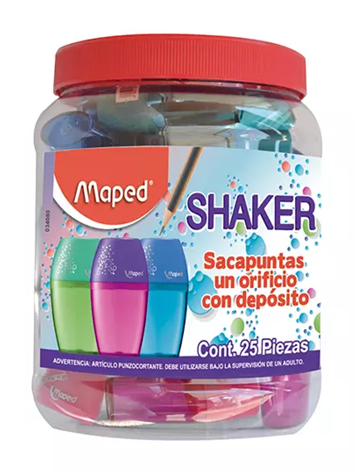 Sacapuntas shaker Maped 1 orificio 25 pi 1