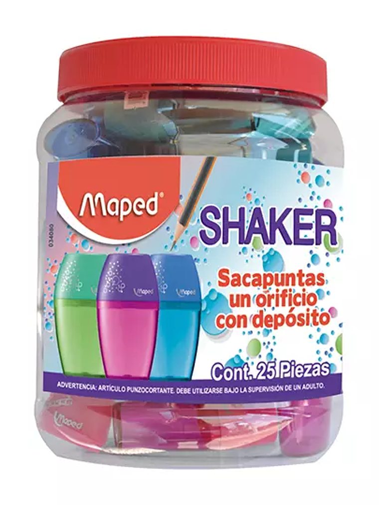 Sacapuntas shaker Maped 1 orificio 25 pi 1