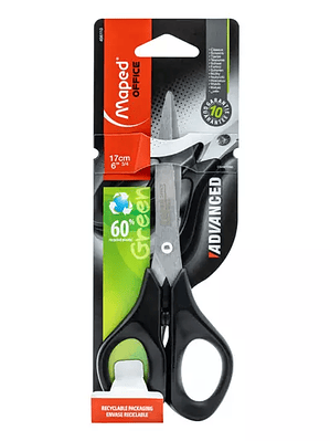 Tijera advanced green Maped de 17 cm  co