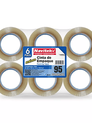Cinta de empaque uso 95 Navitek transpar