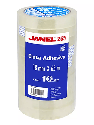 Cinta adhesiva económica línea 255 JANEL