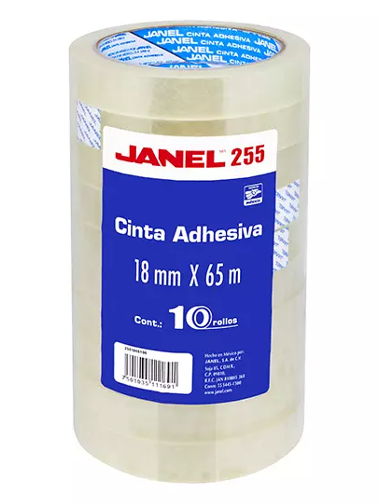 Cinta adhesiva económica línea 255 JANEL 1