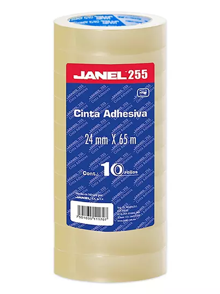 Cinta adhesiva económica línea 255 JANEL 1