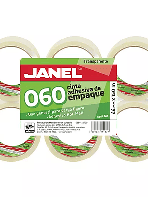 Cinta de empaque línea 060 transparente