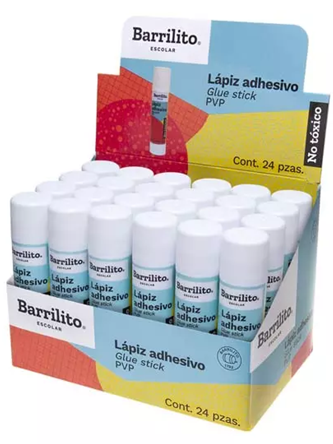 Lápiz adhesivo 21 g Barrilito color blan 1
