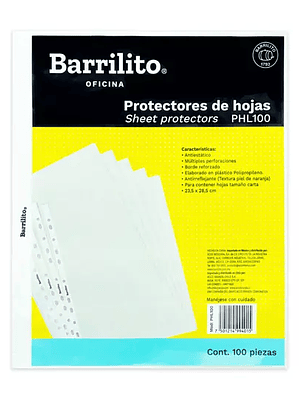 Protector de hojas  Barrilito tamaño car