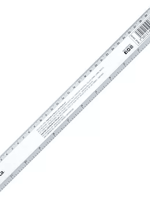 Regla metálica delta 30 cm Barrilito de