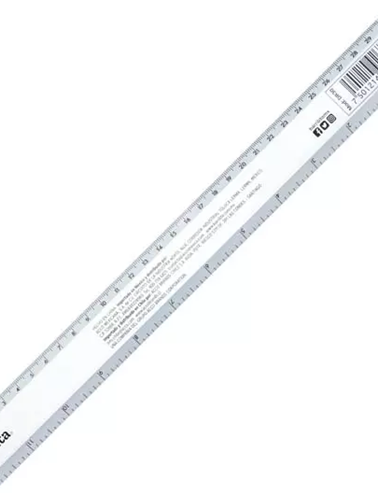 Regla metálica delta 30 cm Barrilito de 1