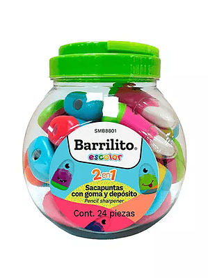 SACAPUNTAS MARCIANO BARRILITO BOTE C/24