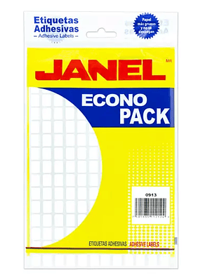 Etiqueta blnaca JANEL econopack no. 1 co