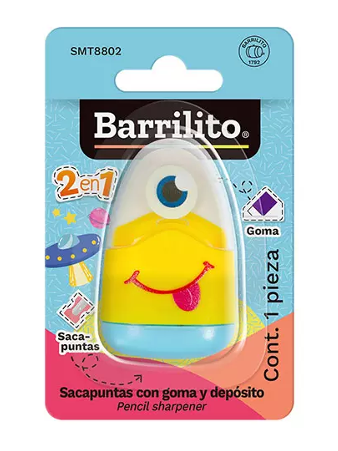 SACAPUNTAS MARCIANO BARRILITO 1 PZA 1