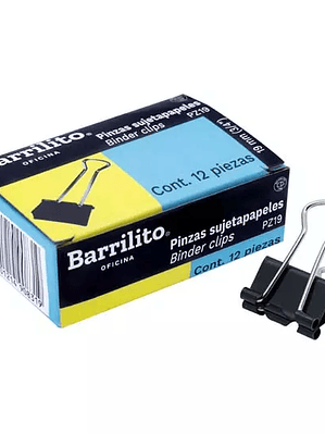 Sujetadocumentos 19 mm Barrilito capacid