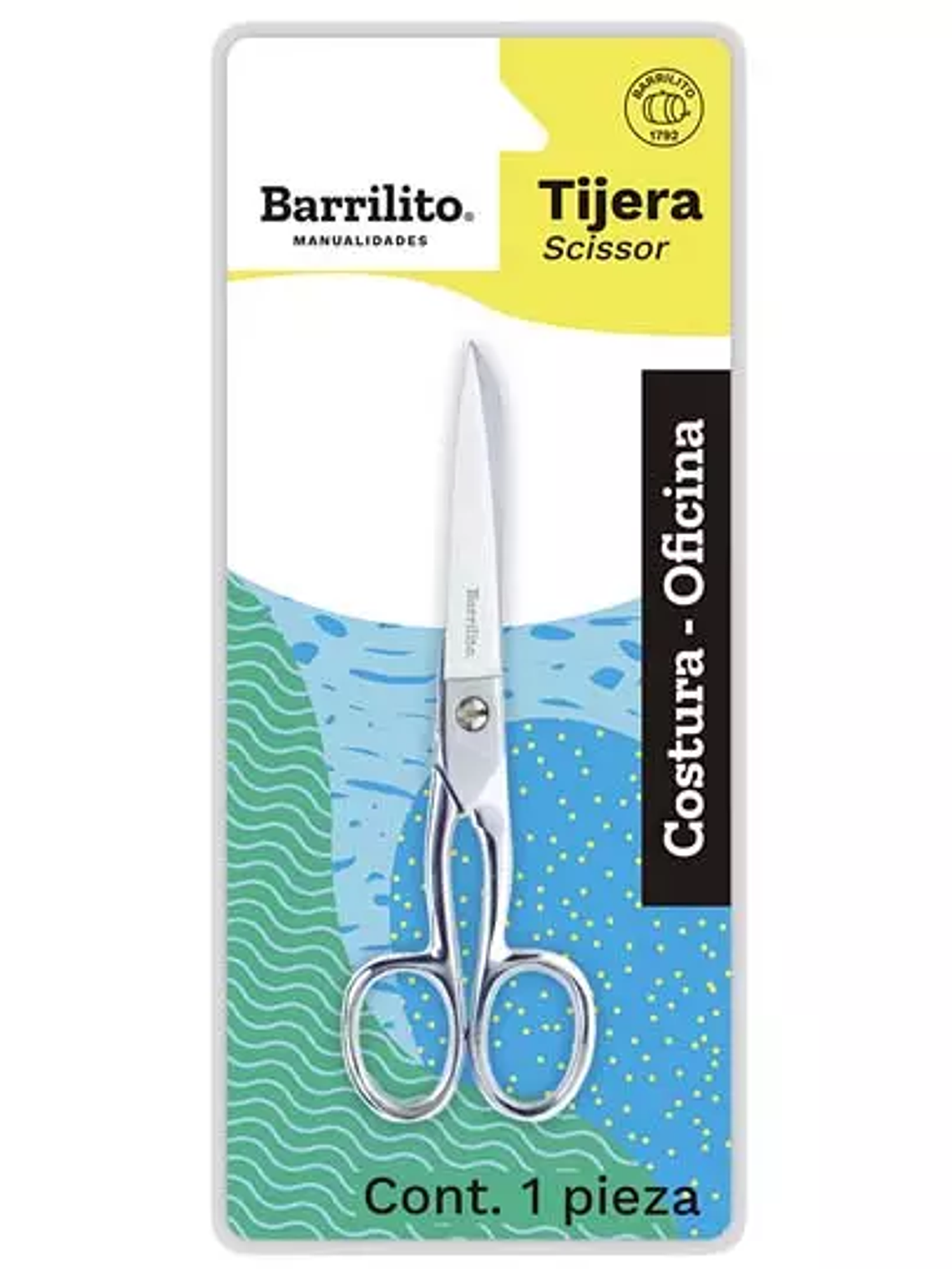 Tijera oficina/costura Barrilito 12.7 cm 1