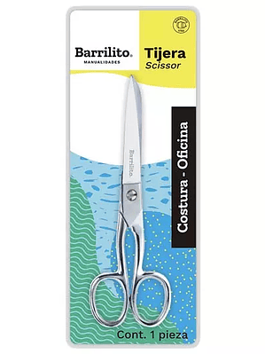 Tijera oficina/costura Barrilito 17.7 cm