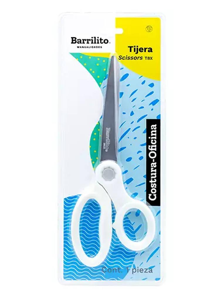 Tijera oficina/costura Barrilito 20.3 cm 1