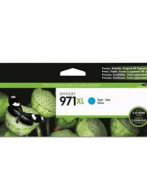 LM-Cartucho de tinta cian HP 971xl.